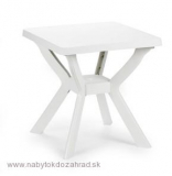 Záhradný plastový stôl RENO biely