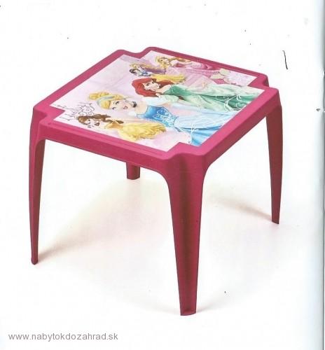Záhradný plastový stolík DISNEY Minie (ružový)