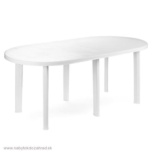 Záhradný plastový stôl TAVOLO 180 biely