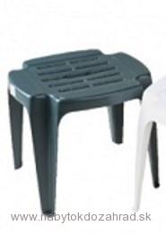 Zahradná plastová stolička CALIPSO zelená