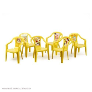 Záhradná plastová stolička DISNEY Mickey (limetka) 