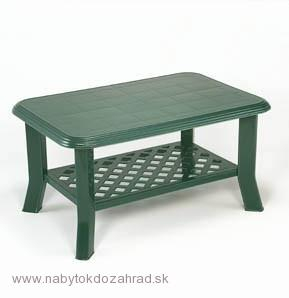 Záhradný plastový stolík NISO zelený