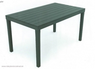 Záhradný plastový stôl SUMATRA hnedý
