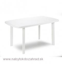 Záhradný plastový stôl FARO biely